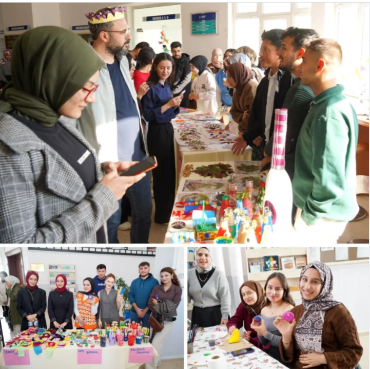 KİYÜ’de “Geri Dönüşüm Sanat Sergisi” Gerçekleştirildi